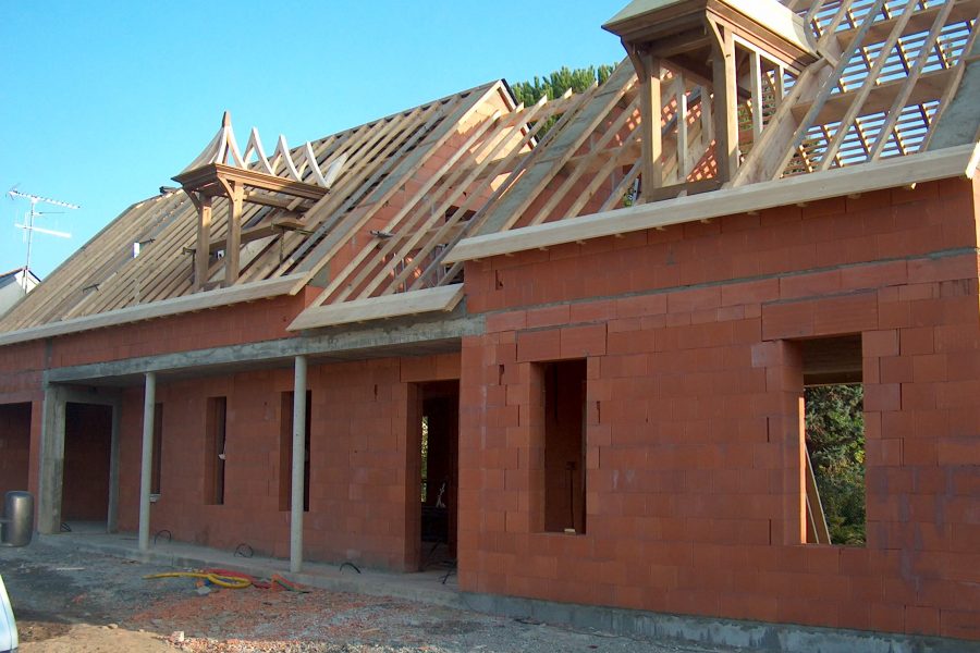 Maison neuve en briques
