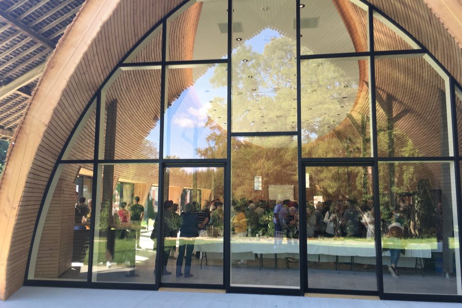 ...pour en faire une salle de réception