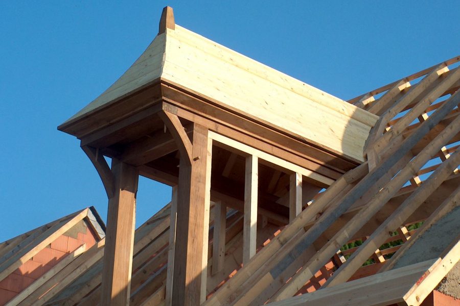 Détail de lucarne neuve